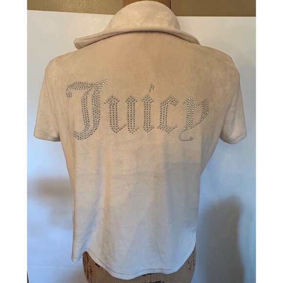 2 piece Juicy Couture Small Pajamas With Rhinestone Logo Soft Cozy Lounge Wear - Picture 12 of 14